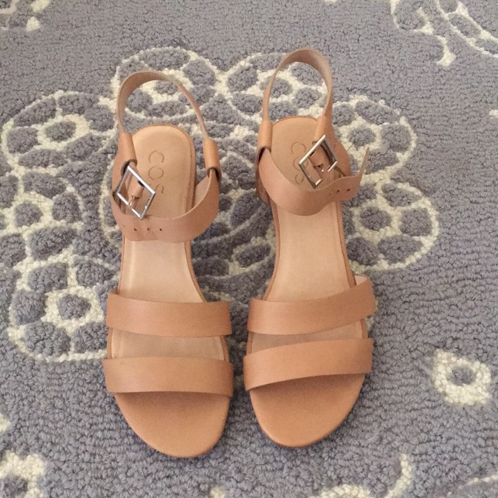 COS Light Brown Heeled Sandals